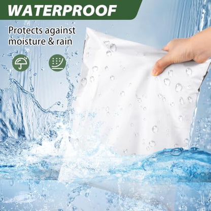 10Pack Thick Large Poly Mailers Bags 19x24 for Clothes and Small Bussiness - color: White, size: 10 Pack-19x24