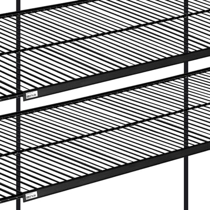 100 Pack Shelf Label Strip Sign Holders for 26”L Dbl. Wire Cooler Shelves