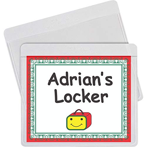 C-Line-70443 Self-Adhesive Labeling Pockets, Pack of 25, 3-1/2 x 2-3/4 in - size: 3-1/2" x 2-3/4"