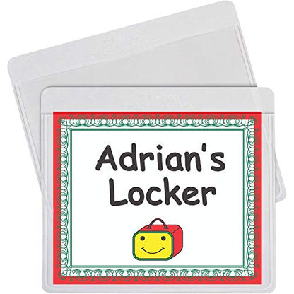 C-Line-70443 Self-Adhesive Labeling Pockets, Pack of 25, 3-1/2 x 2-3/4 in - size: 3-1/2" x 2-3/4"