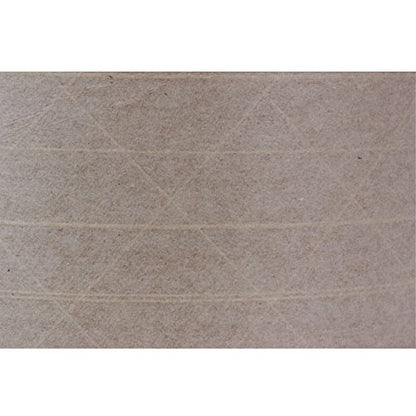 Rok Hardware 2-7/8" x 450' Heavy Duty Fiber Reinforced Gummed Paper Water Activated Sealing Carton Box Brown Kraft Packaging Machine Shipping Tape