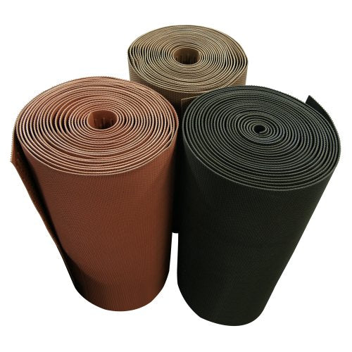 Rubber-Cal 03-161-BK-W-304"Safe-Grip" Slip-Resistant Traction Mats, 34" x 4' x 1/4", Black Rubber Runner - color: Black, size: 34" x 4ft