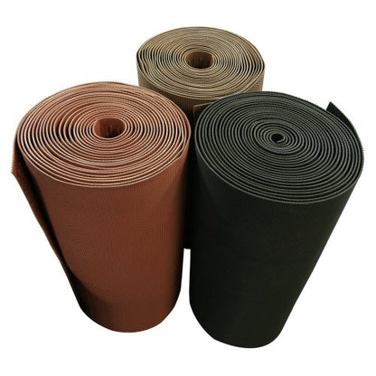 Rubber-Cal 03-161-BK-W-304"Safe-Grip" Slip-Resistant Traction Mats, 34" x 4' x 1/4", Black Rubber Runner - color: Black, size: 34" x 4ft