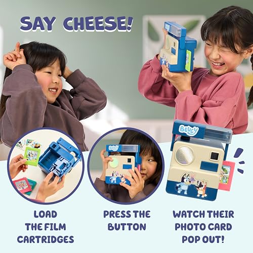 Bluey Chikit Chikit Pretend Camera, 10 Photo Cards, Role Play - style: Chikit Chikit Pretend Camera
