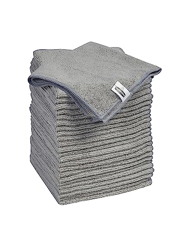 Rubbermaid Microfiber Cloth Towels 24 Pack 14"x14" Non-Scratch Reusable/Washable for Cleaning/Wiping/Polishing for Home/Kitchen/Car - size: 24-Pack