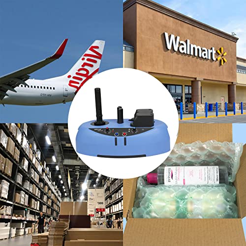 Mini Air EA2S Air Cushion Machine, Air Pillows Maker, Bubble Wrap Machine, Air Pillow Packaging Machine with 2 Free 164 ft/50m Test Film Roll for Package and Product Shipment Protection - size: MINI AIR 2S Machine