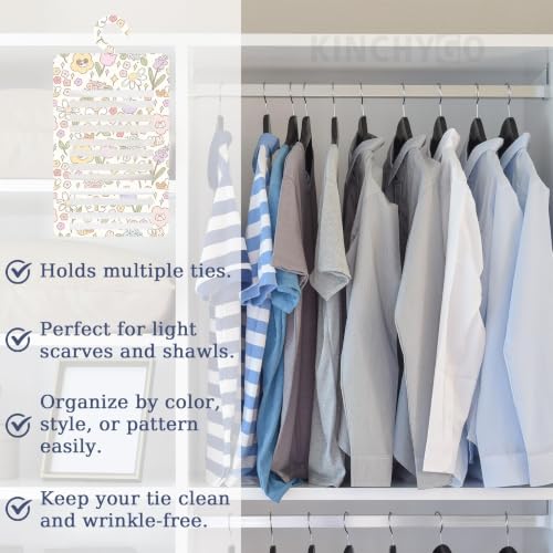 Sublimation Blank Acrylic Tie Hanger 12 Slot Belt Scarf Organizer