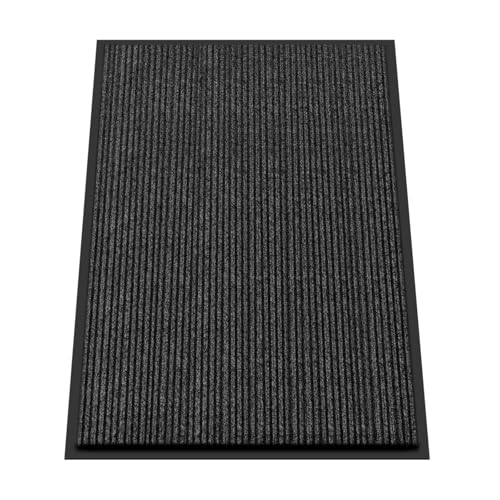 Kuyal Front Door Mat, 3'x4' Indoor Outdoor Entrance Mat - size: 36" x 48"