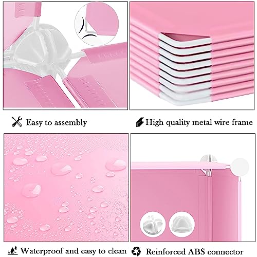 AWTATOS Cube Storage Organizer, Closet Organizers, 6 Cube Shelf, Pink - color: Pink