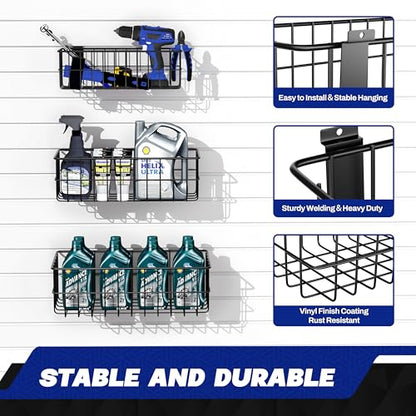 35PCS Slatwall Accessories for Garage Organization Workshop Storage