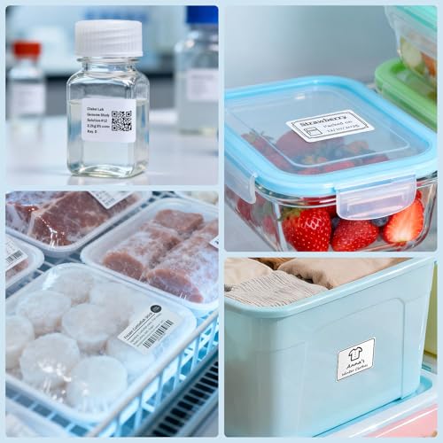 CLABEL Thermal Labels 30 x 20 mm (1.18 x 0.79 in), 1 Roll Low Temperature Labels for Cold Chain, Frozen Food and Fridge Organization in Home and Business, Waterproof Oil Proof Tear Resistant - size: Low Temp-1Rolls-30x20mm