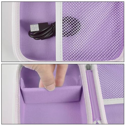 Boobowl Hard Case for Phomemo M110/M110S Label Maker, Case Only - color: purple