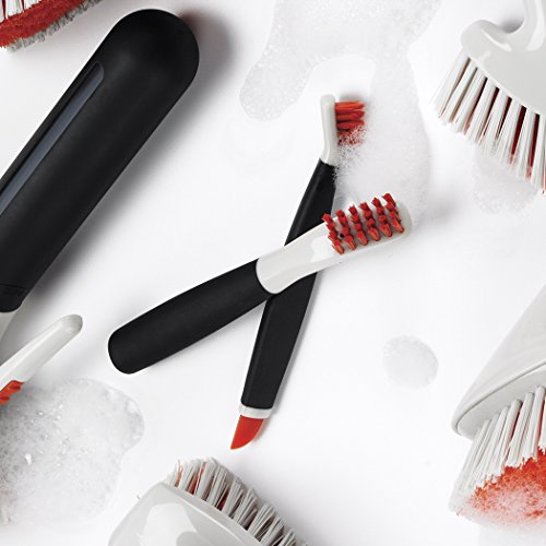 OXO Good Grips Deep Clean Brush Set, Orange, Blue - color: Orange
