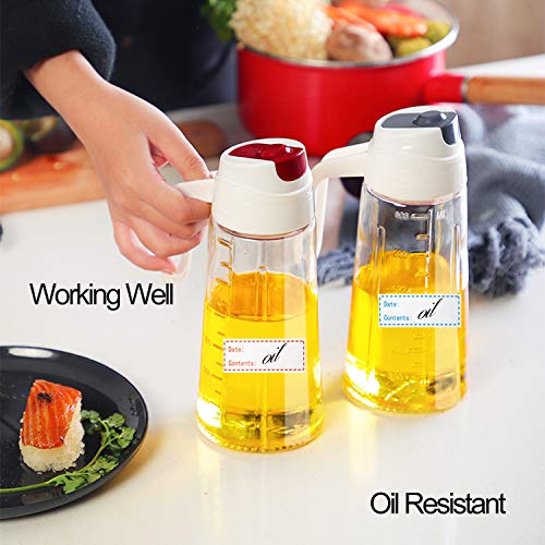300pcs Removable Freezer Labels, Yoget 1 x 3 Inch Food Labels, Refrigerator Freezer Tape Label Easy Clean Leaves No Residue, 2 Color Label Stickers Roll - style: 1''x3''