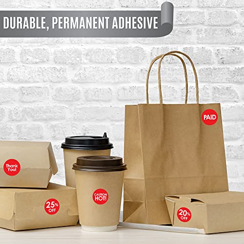 1000 Stickers/Roll Sale Permanent 1 Inch Label Sticker - style: Sale
