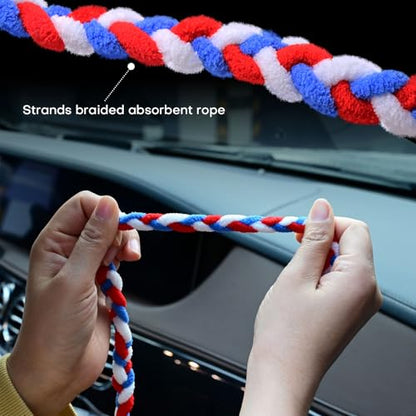 NEWISHTOOL 16 Ft Soak Rope for Window Tint, 5M Microfiber Rope Tools