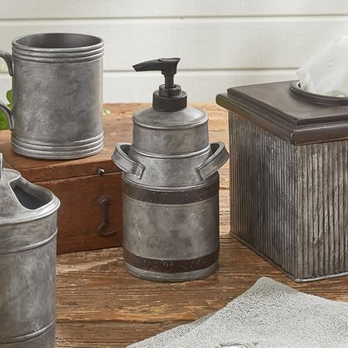Park Designs Milk Pitcher Soap Dispenser, Antique Gray - color: Milk Pitcher
