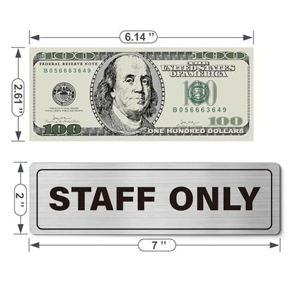 4 Pack Video Surveillance Sign - 24 Hour Surveillance Sign with Icon, Camera Signs for Business Restaurant, Office, Easy Installation with Double Sided Tapes, Brushed Aluminum, 7" × 2" - style: 24 HOURSVIDEO SURVEILLANCE