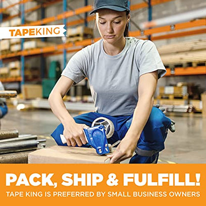 Tape King Clear Packing Tape (36 Rolls) | 60 Yards Per Roll Heavy Duty Packing Tape 2.7mil Strong Adhesive for Moving Boxes, Shipping Cartons, Office Use, Storage & Wrapping (2160 Yard) - size: 2" Wide, 2.7 Mil Thick, 60 yd.