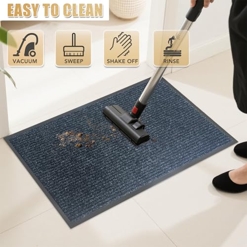 Front Door Mat, 2.7'x4'Indoor Outdoor Welcome Commercial Floor Mat - size: 32"x48"