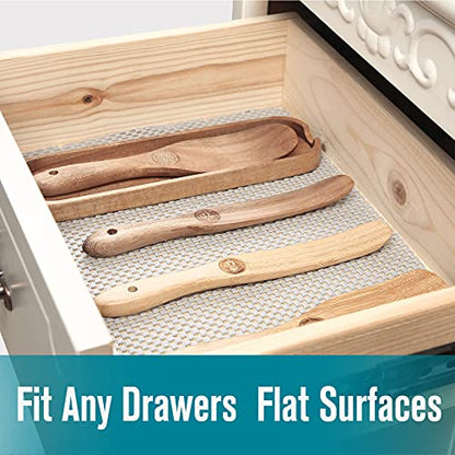 Drawer Shelf and Cabinet Liner, Thick Strong Grip, Non-Adhesive Liners Protect Kitchen Cabinets and Cupboard, Bathroom Drawers, Easy Install, Breathable Mat, 20 Inches x 20 Feet, Black - color: Black, size: 20"W x 240"L