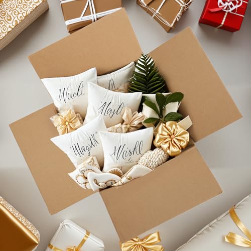 CRUGLA 10x10x10 Shipping Boxes 15 Pack, White Corrugated Cardboard Boxes with Side-Lock and Pre-Applied Double-Sided Tape, Easy Assemble Packing Mailer Boxes for Small Business Shipping - size: 10x10x10 Inch 15 Pack