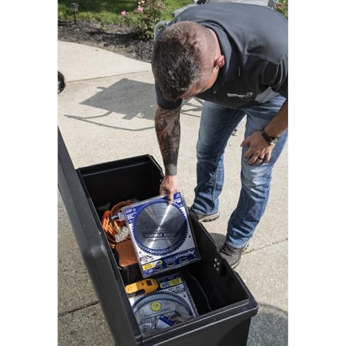 Buyers Products 1712260 Black Poly All-Purpose Storage Chest , 18.8 cu. ft, Made In The USA, Dent-Resistant Lockable Storage Box for Truck, Trailer, Dock, or Deck, High-Density Polyethylene - size: 76.5" L x 25" W x 22.63" H
