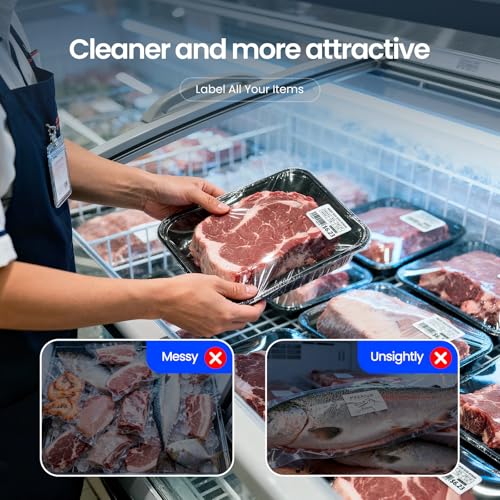 CLABEL Thermal Labels 30 x 20 mm (1.18 x 0.79 in), 1 Roll Low Temperature Labels for Cold Chain, Frozen Food and Fridge Organization in Home and Business, Waterproof Oil Proof Tear Resistant - size: Low Temp-1Rolls-30x20mm
