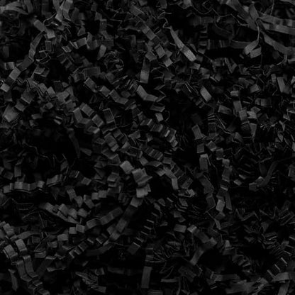 Mefleet 1 LB Crinkle Paper Filler Black Shredded Paper for Gift Box Basket - color: Black