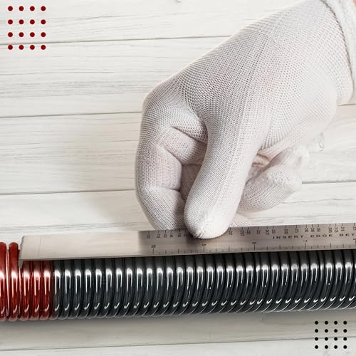 Garage Door Torsion Spring Wire Measuring Tool, .125-.625 Steel Gauge
