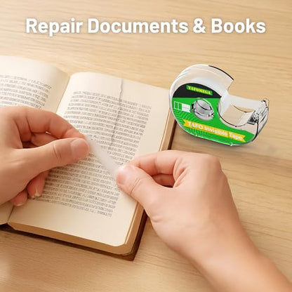 Invisible Tape with Dispenser, 0.7" x 1000", 16 Pack, for Craft & Office - size: Invisible Tape, 16 Pack