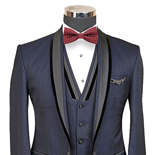AUSKY 8 PACKS Elegant Adjustable Pre-tied Bow Ties for Men Boys (1&4&5&6&8 Pack for option) - color: K