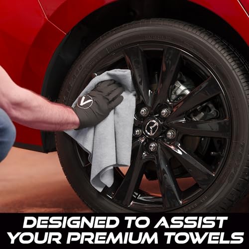 VIKING Utility and Drying Microfiber Towels for Cars 24 x 24 Inch, 12 Pack - size: Large