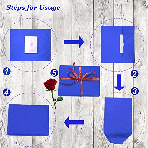 100 Sheets Blue Tissue Paper Artdly 14 x 20 Inches Blue Wrapping Paper Bulk for Weddings Birthday DIY Project Christmas - color: Blue, size: 14x20 Inch (Pack of 100)