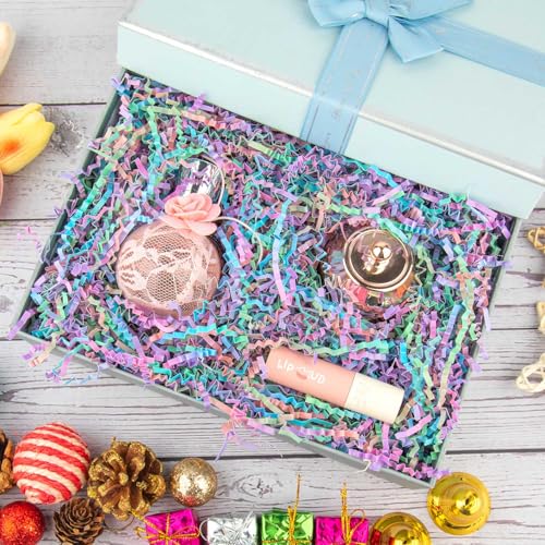 Caleihd Crinkle Cut Paper Shred Filler Gift Cushion Streamer Multi-color - color: Blend Color