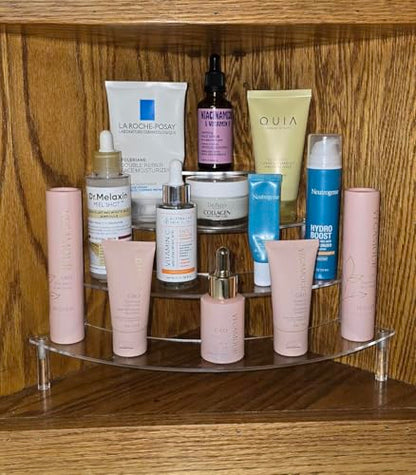 Gonice Small Acrylic Display Riser, 4 Tier Desktop Display Stand - size: 4tier