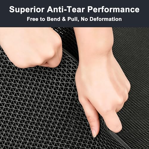 Thick PVC Drainage Floor Mat 3FTX10FT Black PVC Pool Floor Mat - size: 120" x 36" (Rectangular)