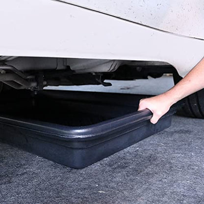 PIG Containment Tray - Rim to Rim Dimensions 52.25" L x 16.25" W x 5" H Utility Tray - Interior Bottom Dimensions 48" L x 12" W - 11.96 gal. Sump Capacity - PAK918 - size: 52.3" x 16.3" x 5"