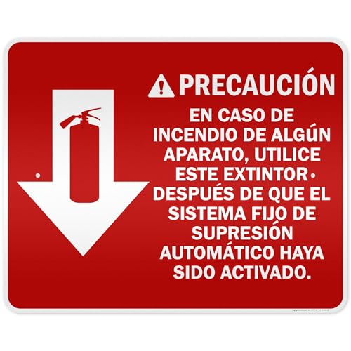 PrecautionIn Case Of Appliance Fire Use This Extinguisher Only Sign, 24x30 Inches, 3M EGP Reflective .080 Aluminum, Fade Resistant, Made in USA by My Sign Center - size: 24x30 Reflective Aluminum