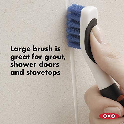 OXO Good Grips Deep Clean Brush Set, Orange, Blue - color: Blue
