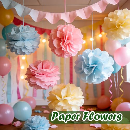 TUXIYA 600 Sheets Tissue Paper,40-Color 14"X20" Tissue Paper for Gift Bags - size: 600P