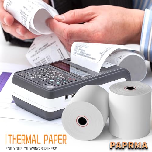 3 1/8'' x 230ft Thermal Receipt Rolls (100 Rolls) - Thermal POS Paper for Credit Card Machine - size: 3 1/8" x 230ft, style: 100 Rolls