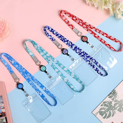 HONSIO 4 Pack Cruise Lanyard for Ship Cards, Cruise Essentials 2026, Marble - color: Marble