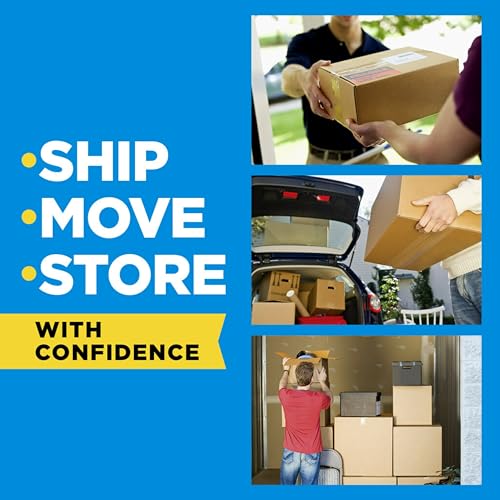 Scotch Tape Heavy Duty Shipping Packaging Tape, 1.88 Inches x 800 Inches, 1.5" Core, Clear, Great for Packing, Shipping & Moving, Rolls with Dispenser (142-6) (2 Pack), 12 Rolls (548415484564864)