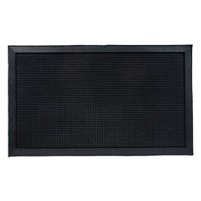 DII Rubber Doormats Collection All Weather, 18x30, Knobby - color: Knobby, size: 1'6" x 2'6" (Rectangular)