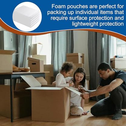 Cushion Foam Wrap Pouches for Moving(100 Pack 12"x14'') - size: 12"X 14" 100PCS