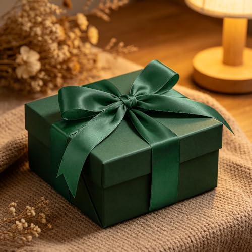 30 Yards 1 in Dark Green Satin Ribbon for Gift Wrapping St. Patrick's Day - color: Dark Green, size: 1 inch