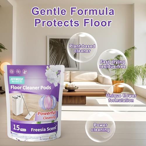 JOYMOOP Floor Cleaner for mopping, Mop Cleaner Solution, 75Count - size: 5 Count (Pack of 75)