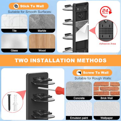 2 Pack Hat Organizer for Baseball Caps, Hat Rack Storage Hold 32 Cap Closet - color: Black-2 Sets
