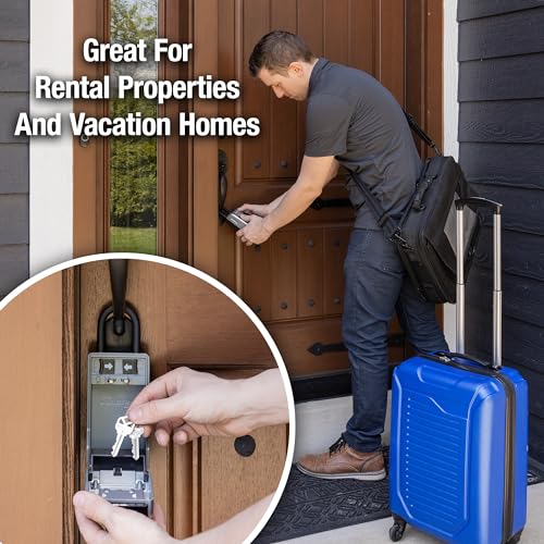 Master Lock High Capacity Key Lockbox, Combination Dial, Removable Shackle - size: 1 Pack, style: Removable Shackle